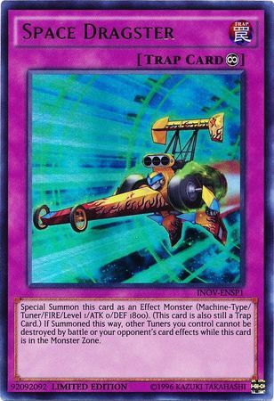 Space Dragster- INOV-ENSP1- Ultra Rare Limited Edition Yu-Gi-Oh! Promo Cards (espanol)
