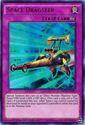 Space Dragster- INOV-ENSP1- Ultra Rare Limited Edition Yu-Gi-Oh! Promo Cards (espanol)