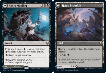 Hagra Mauling | Hagra Broodpit 106/280 Zendikar Rising Singles