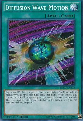 Diffusion Wave-Motion - YGLD-ENB22 - Common 1st Edition Yugi&#39;s Battle City Deck 1st Edition (YGLD-ENB)