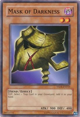 Mask of Darkness - YSDS-EN010 - Common Unlimited Starter Deck: Syrus Truesdale [YSDS] Unlimited Singles