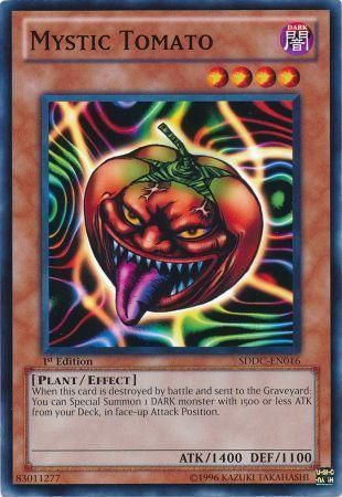 Mystic Tomato - SDDC-EN016 - Common 1st Edition Structure Deck: Dragons Collide 1st Edition Singles