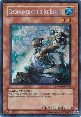 Cryomancer of the Ice Barrier - HA01-EN003 - Secret Rare Unlimited Hidden Arsenal 1 [HA01] Unlimited Singles