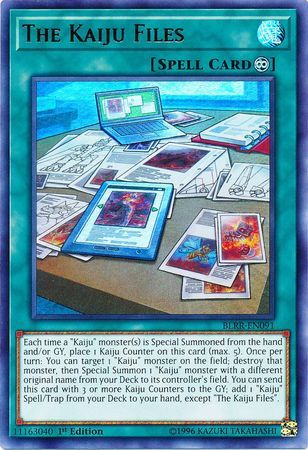 The Kaiju Files - BLRR-EN091 - Ultra Rare 1st Edition Battles of Legend: Relentless Revenge Singles