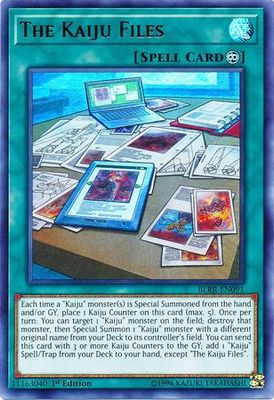 The Kaiju Files - BLRR-EN091 - Ultra Rare 1st Edition Battles of Legend: Relentless Revenge Singles