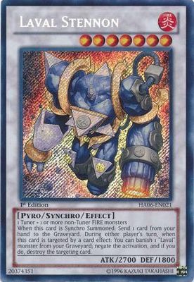Laval Stennon - HA06-EN021 - Secret Rare 1st Edition Hidden Arsenal 6: Omega Xyz 1st Edition Singles