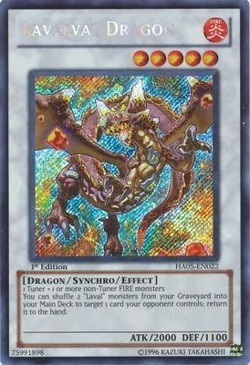 Lavalval Dragon - HA05-EN022 - Secret Rare 1st Edition Hidden Arsenal 5 1st Edition Singles