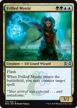 Frilled Mystic 174/259 Ravnica Allegiance Singles