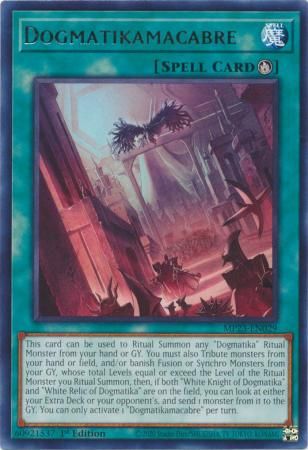 Dogmatikamacabre - MP23-EN029 - Rare 1st Edition Mega Tin 2023 Dueling Heroes Singles