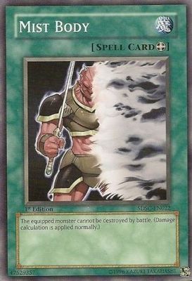 Mist Body - SDSC-EN022 - Common 1st Edition Structure Deck: Spellcaster&#39;s Command 1st Edition Singles