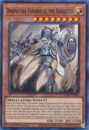 Dogmatika Fleurdelis, the Knighted - SDAZ-EN006 - Common 1st Edition Structure Deck: Albaz Strike 1st Edition Singles