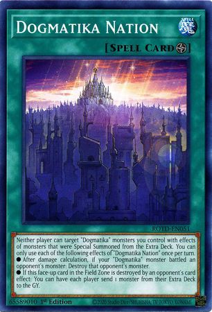 Dogmatika Nation - ROTD-EN051 - Common 1st Edition Rise of the Duelist [ROTD] 1st Edition Singles