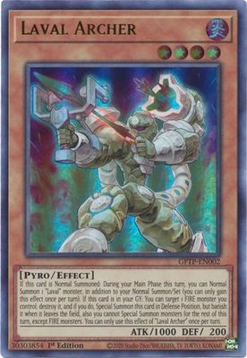 Laval Archer - GFTP-EN002 - Ultra Rare 1st Edition Ghosts From The Past 1st Edition Singles