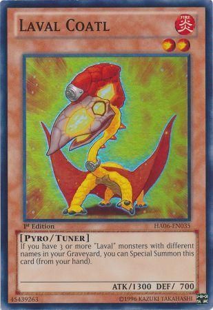 Laval Coatl - HA06-EN035 - Super Rare 1st Edition Hidden Arsenal 6: Omega Xyz 1st Edition Singles