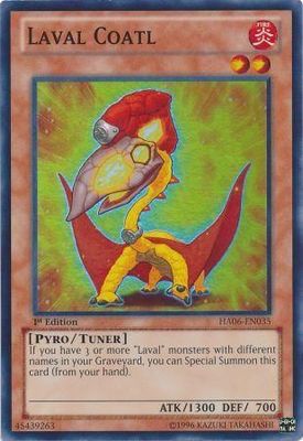 Laval Coatl - HA06-EN035 - Super Rare 1st Edition Hidden Arsenal 6: Omega Xyz 1st Edition Singles
