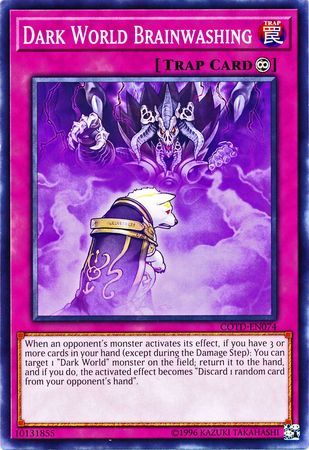 Dark World Brainwashing - COTD-EN074 - Common Unlimited Code of the Duelist Unlimited Singles