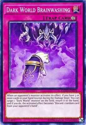 Dark World Brainwashing - COTD-EN074 - Common Unlimited Code of the Duelist Unlimited Singles