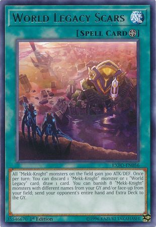 World Legacy Scars - EXFO-EN056 - Rare 1st Edition Extreme Force [EXFO] 1st Edition Singles