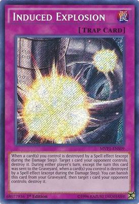 Induced Explosion - MVP1-ENS09 - Secret Rare 1st Edition The Dark Side of Dimensions Movie Pack: Secret Edition Singles
