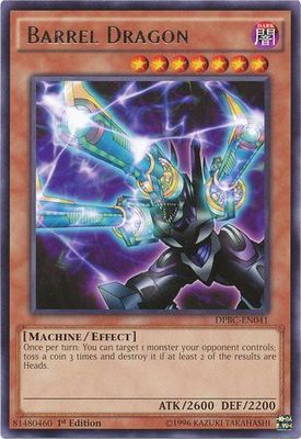 Barrel Dragon - DPBC-EN041 - Rare 1st Edition Duelist Pack: Battle City Singles