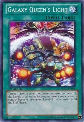 Galaxy Queen&#39;s Light - REDU-EN056 - Common 1st Edition Return of the Duelist 1st Edition Singles (espanol)