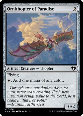 Ornithopter of Paradise 0966 - Commander Masters Singles