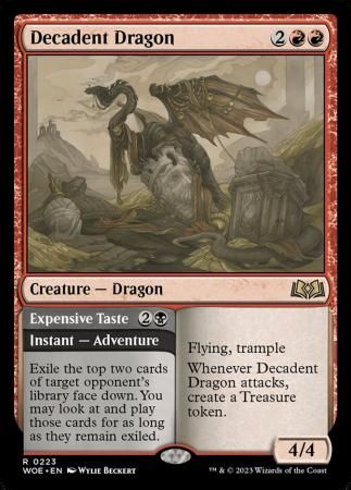 Decadent Dragon 0223 Wilds of Eldraine Singles
