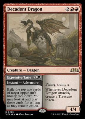 Decadent Dragon 0223 Wilds of Eldraine Singles
