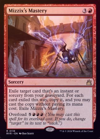 Mizzix&#39;s Mastery 0118 - Foil Ravnica Remastered Foil Singles