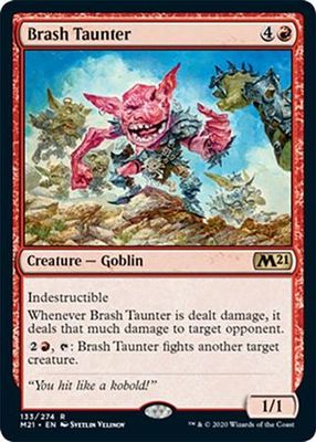 Brash Taunter 133/274 Magic 2021 (M21) Singles