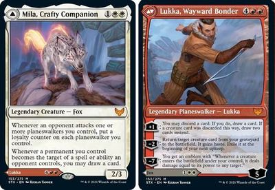 Mila, Crafty Companion // Lukka, Wayward Bonder 153/275 Strixhaven: School of Mages Singles