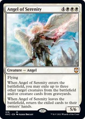 Angel of Serenity 018 Kaldheim Commander Singles