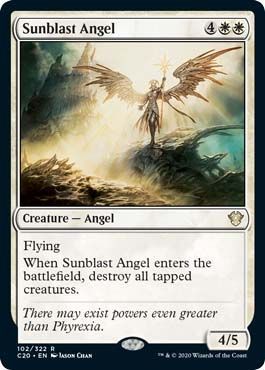 Sunblast Angel 102/322 Commander 2020 Singles