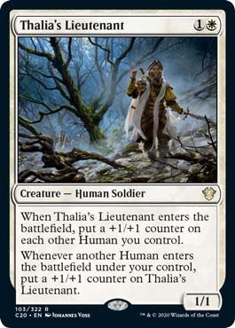 Thalia&#39;s Lieutenant 103/322 Commander 2020 Singles
