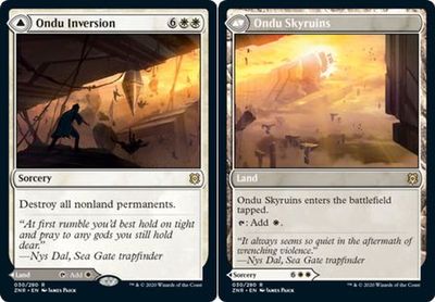 Ondu Inversion | Ondu Skyruins 030/280 Zendikar Rising Singles