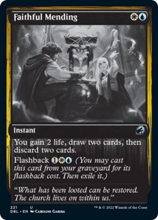 Faithful Mending 221 Innistrad: Double Feature Singles