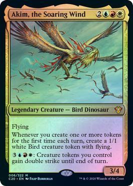 Akim, the Soaring Wind 006/322 - Foil Commander 2020 Singles