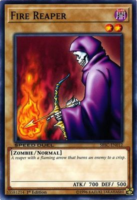 Fire Reaper - SBSC-EN012 - Common 1st Edition Speed Duel: Scars of Battle Singles (espanol)