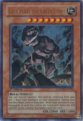 Gaia Plate the Earth Giant - ANPR-EN094 - Ultra Rare 1st Edition Ancient Prophecy [ANPR] 1st Edition Singles