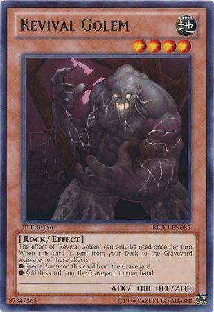 Revival Golem - REDU-EN085 - Rare 1st Edition Return of the Duelist 1st Edition Singles