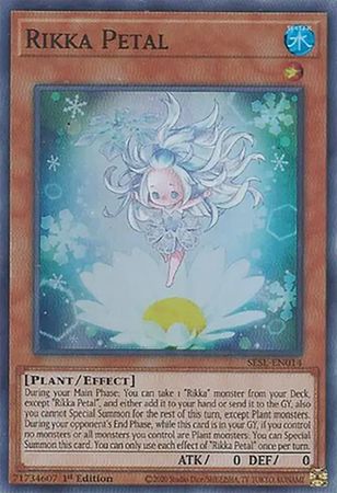 Rikka Petal - SESL-EN014 - Super Rare 1st Edition Secret Slayers Singles