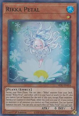Rikka Petal - SESL-EN014 - Super Rare 1st Edition Secret Slayers Singles