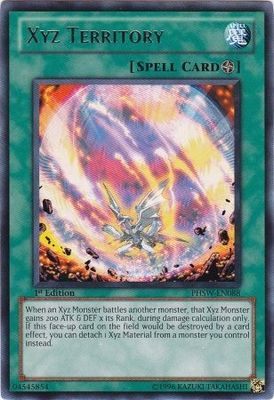 Xyz Territory - PHSW-EN088 - Rare 1st Edition Photon Shockwave 1st Edition Singles (español)