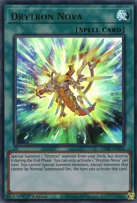 Drytron Nova - GEIM-EN033 - Ultra Rare 1st Edition Genesis Impact [GEIM] 1st Edition Singles