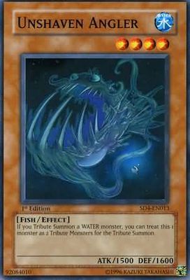 Unshaven Angler - SD4-EN013 - Common 1st Edition Structure Deck: Fury from the Deep 1st Edition Singles