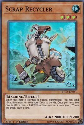 Scrap Recycler - FIGA-EN051 - Super Rare 1st Edition Fists of the Gadgets Singles