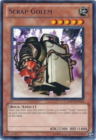 Scrap Golem - DREV-EN023 - Rare Unlimited Duelist Revolution Unlimited Singles