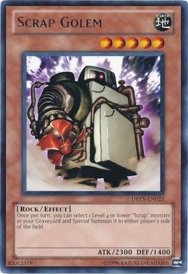 Scrap Golem - DREV-EN023 - Rare Unlimited Duelist Revolution Unlimited Singles