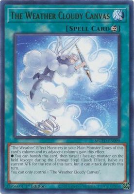 The Weather Cloudy Canvas - MGED-EN099 - Rare 1st Edition Maximum Gold El Dorado 1st Edition Singles
