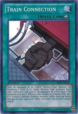 Train Connection - DRLG-EN039 - Super Rare 1st Edition Dragons of Legend 1st Edition Singles